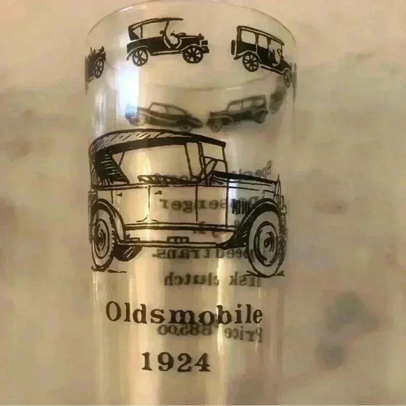 Set of 2 vintage antique  auto glasses: 1924 Oldsmobile an 1939 Packard - Picture 7 of 10